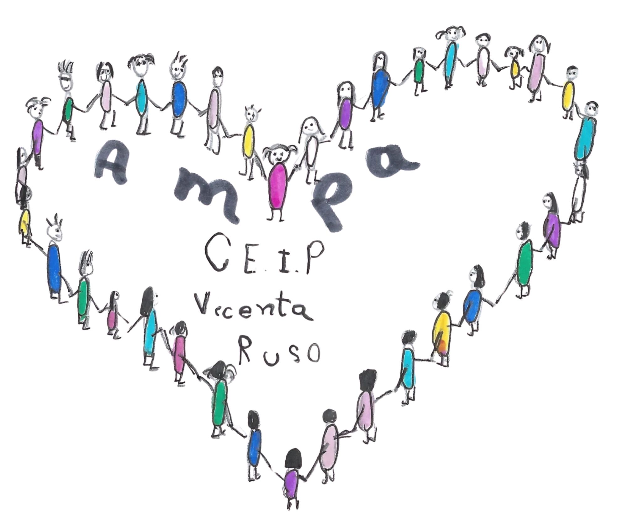 Logo AMPA CEIP Vicenta Ruso